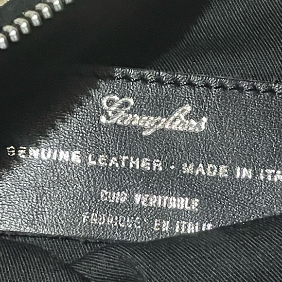 New Garuglieri Italian suede fringe clutch - Picture 4 of 4